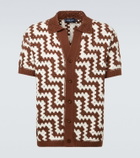 Frescobol Carioca Pinto crochet cotton cardigan