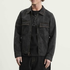 Pleasures Men's Cowhide Work Jacket in Black