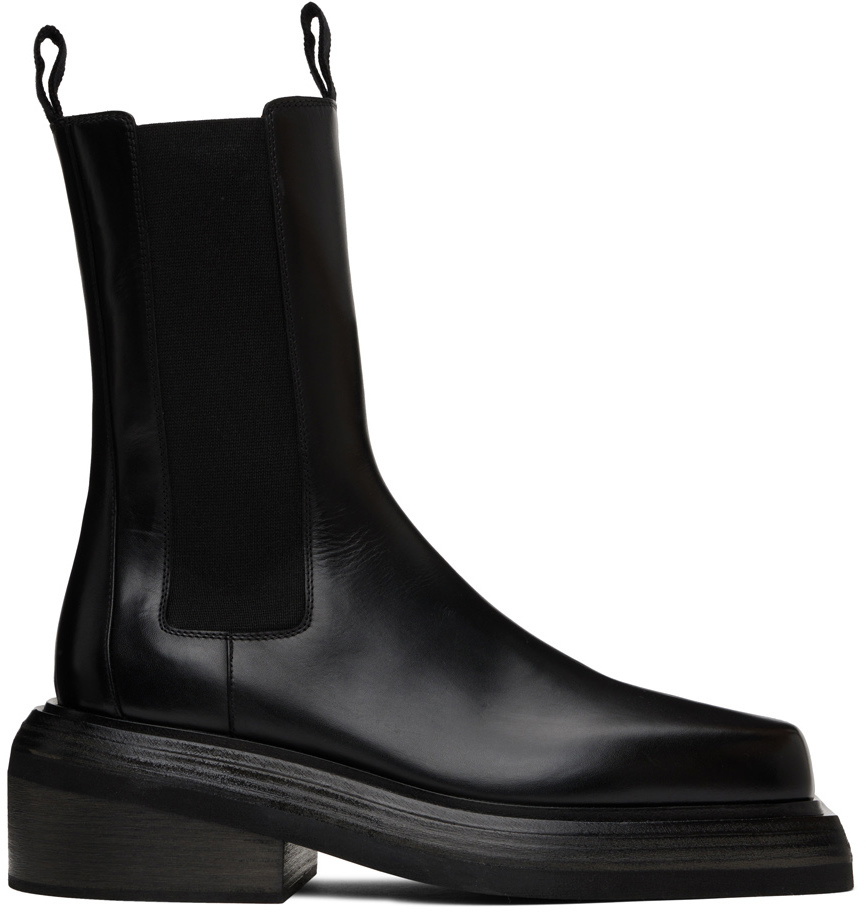 Marsèll Black Cassetto Chelsea Boots Marsèll