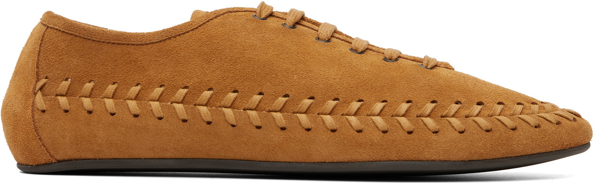 HEREU Tan Birla Suede Loafers