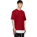 mastermind WORLD Red Layered T-Shirt