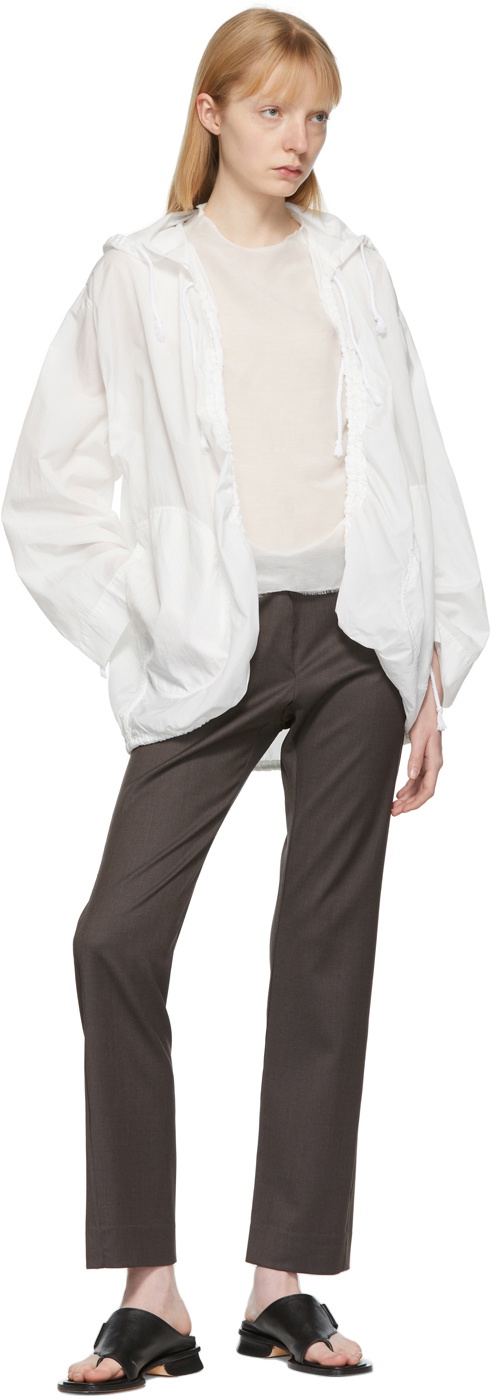 Gabriela Coll Garments White No.144 Adjustable Jacket Gabriela Coll