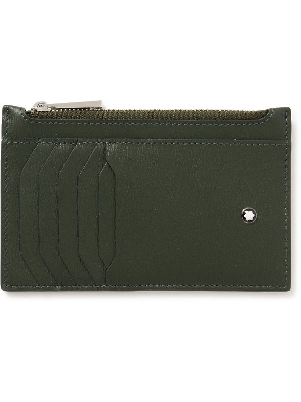 Photo: Montblanc - Meisterstück 4810 Textured-Leather Zipped Cardholder