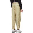 Comme des Garcons Homme Beige Twill Trousers