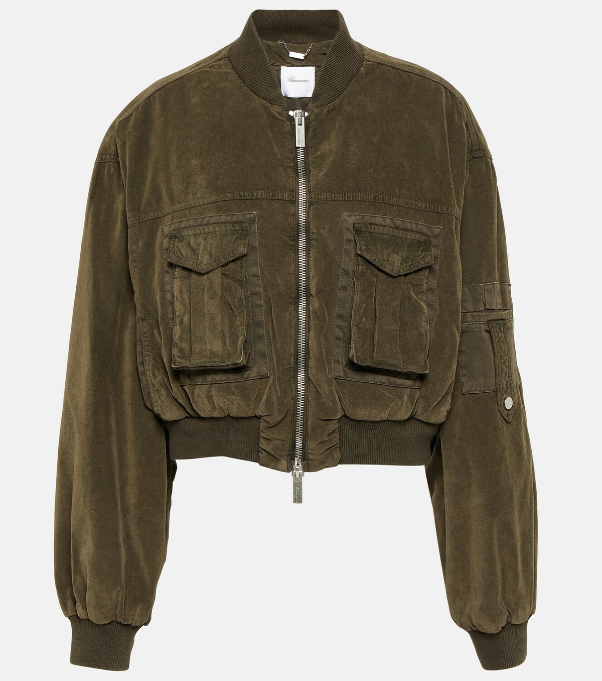 Blumarine Velvet bomber jacket Blumarine