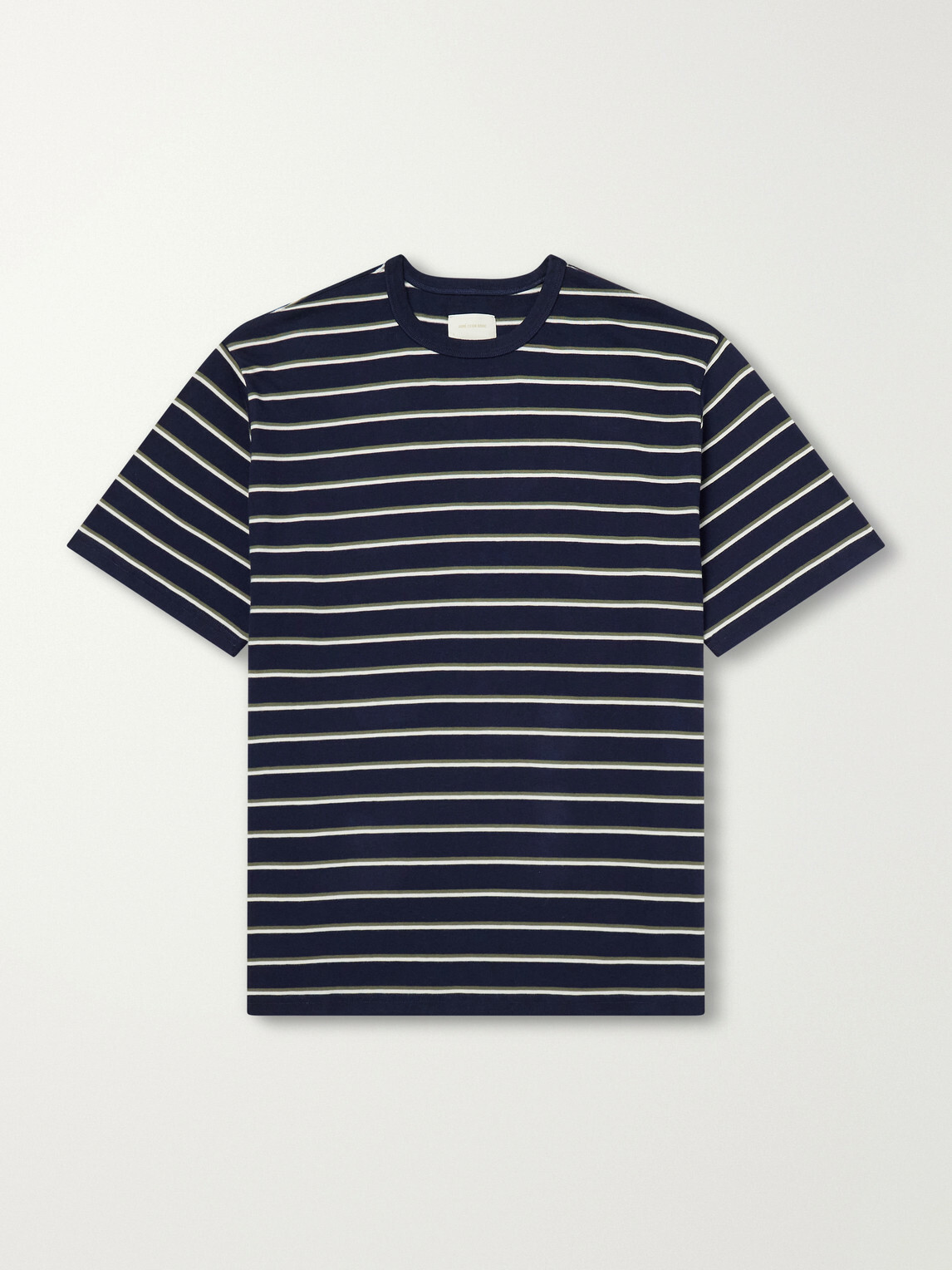 Aimé Leon Dore - Striped Cotton-Jersey T-Shirt - Blue