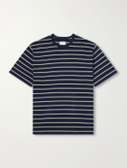 Aimé Leon Dore - Striped Cotton-Jersey T-Shirt - Blue