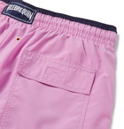 Vilebrequin - Moka Mid-Length Logo-Embroidered Swim Shorts - Pink