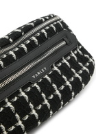 Varley Roby Checked Wool-blend Belt bag - Black - One Size