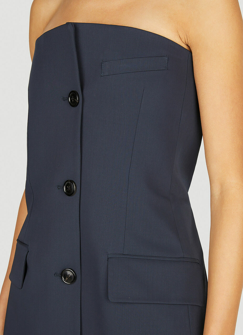 トップス OUR LEGACY SUIT TOP Our Legacy - Suit Top in Blue Our Legacy