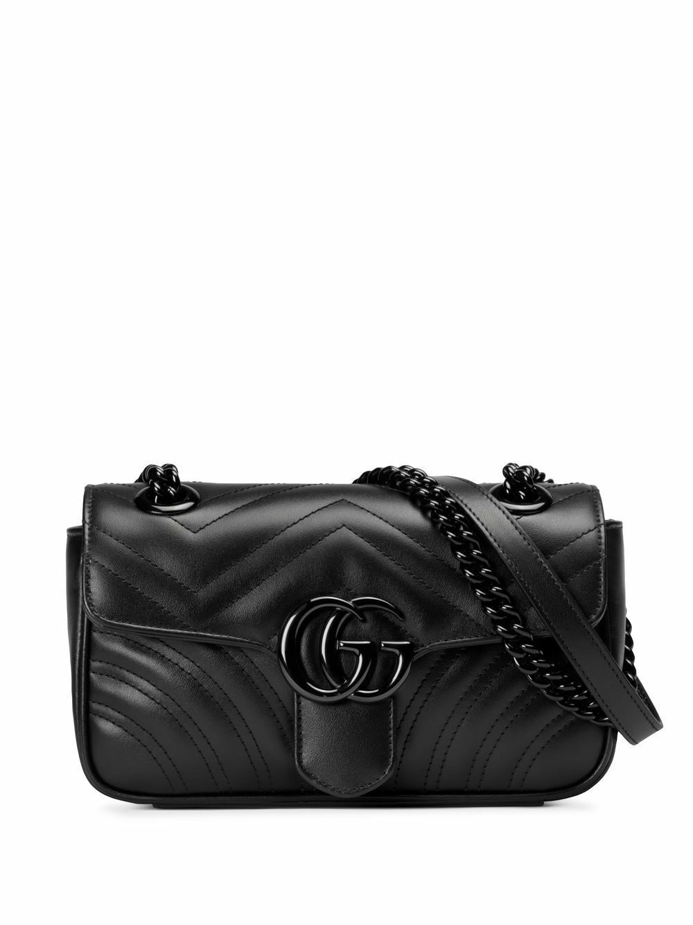 GUCCI - Gg Marmont Mini Leather Shoulder Bag Gucci