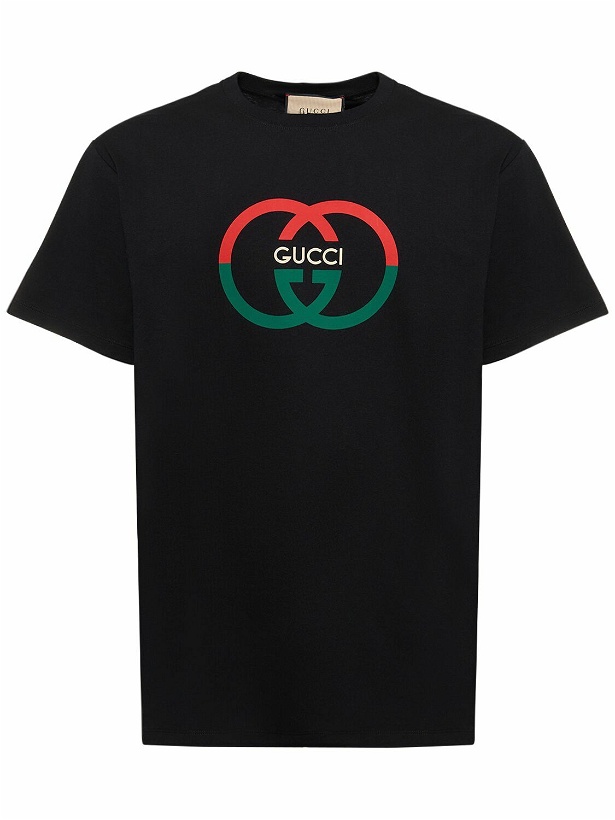Photo: GUCCI - Gg Cotton Jersey T-shirt