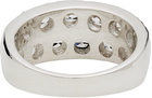 Bleue Burnham Silver Mini Riviera Ring