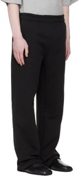 Entire Studios Black Straight Leg Sweatpants