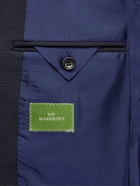 SID MASHBURN - Virgil No. 3 Basketweave Cotton and Wool-Blend Blazer - Blue