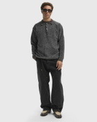 Thisisneverthat Velvet Knit Polo Grey Men