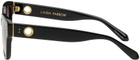 Linda Farrow Black Deni Sunglasses