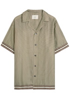 Che Lucena Printed Shirt Light Brown