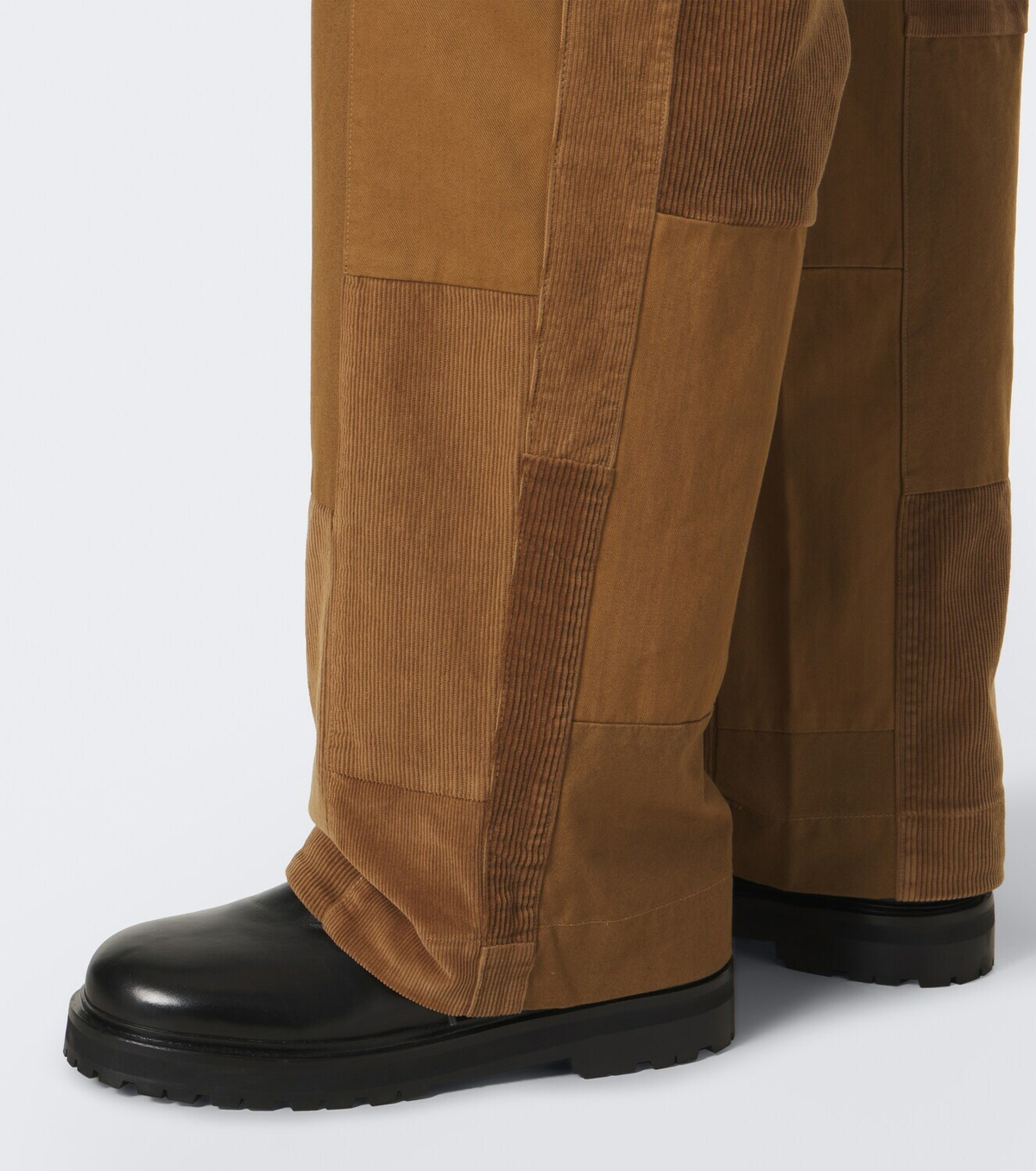 Junya Watanabe Patchwork cotton wide-leg pants