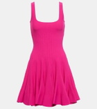 Alexander McQueen Sleeveless knit minidress