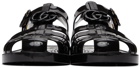 Gucci Black Double G Sandals