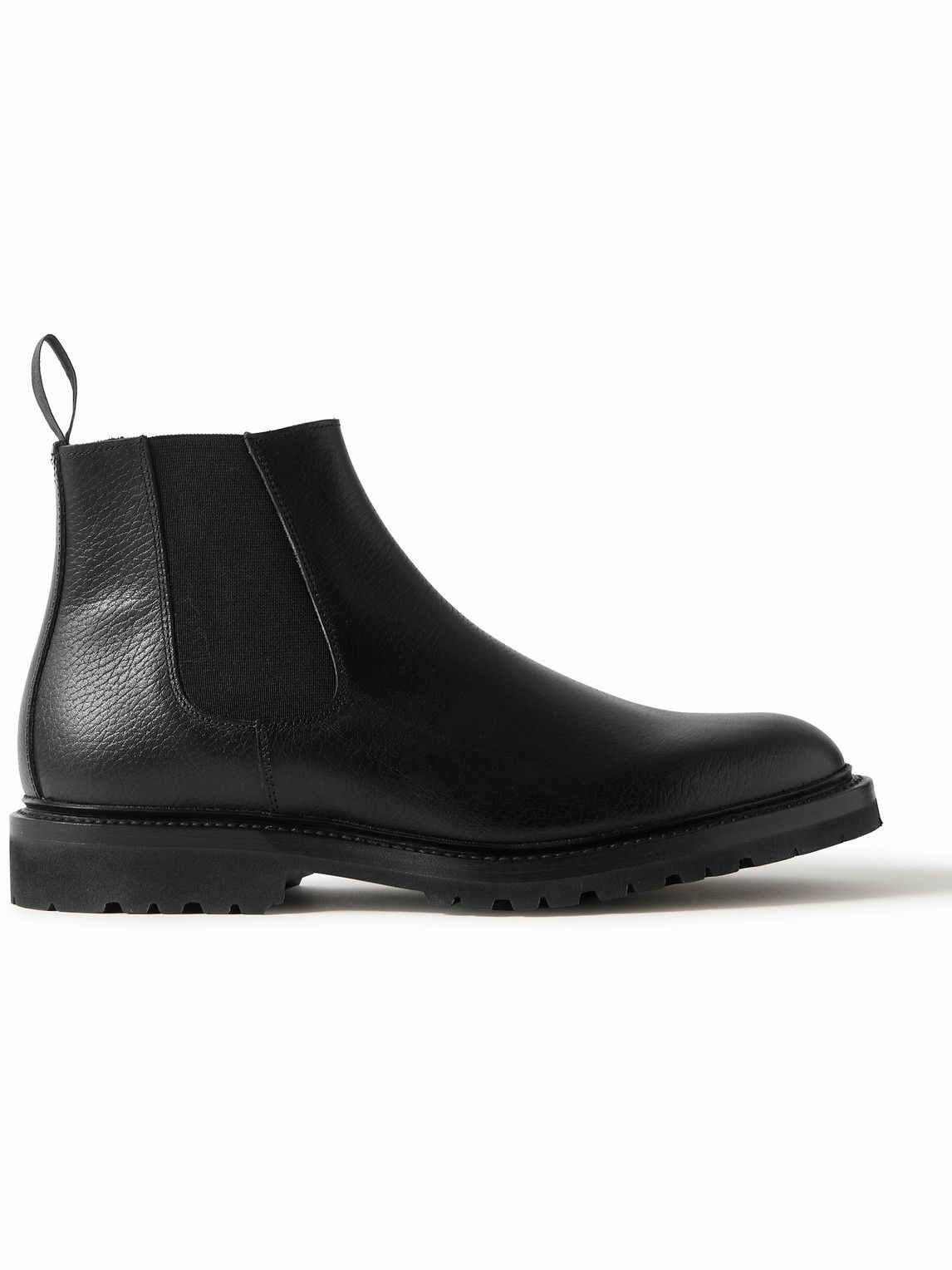 George Cleverley Jason Roughout Suede Chelsea Boots Black George Cleverley