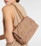 Tory Burch Kira Small raffia shoulder bag