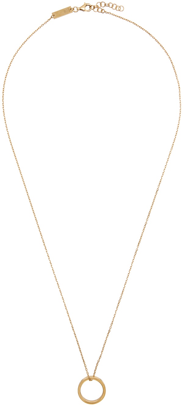 Maison Margiela Gold Cable Chain Necklace