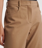 'S Max Mara Cotton-blend wide-leg pants
