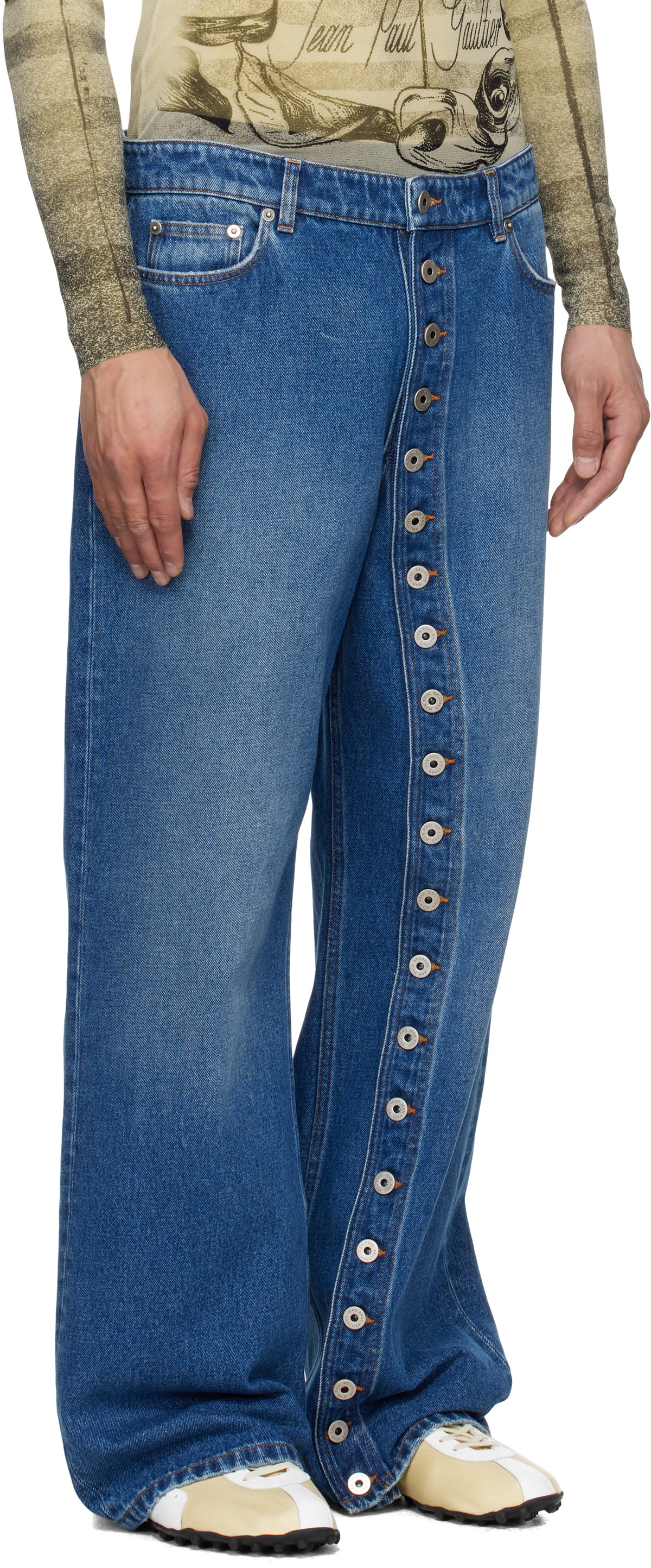 JEAN PAUL GAULTIER - Woman - Blue - Jeans main image 0