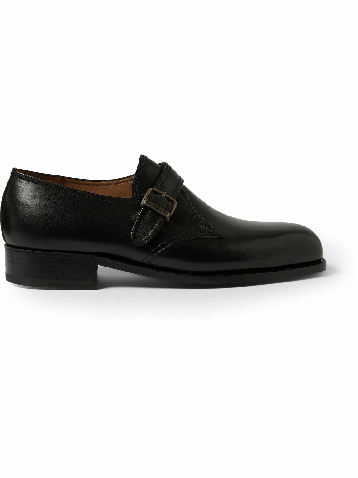 J.M. Weston - 531 Leather Monk Strap Shoes - Black