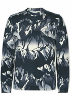 Aztech Mountain - Matterhorn Shell-Trimmed Printed Tollegno 1900 Wool Ski Sweater - Black