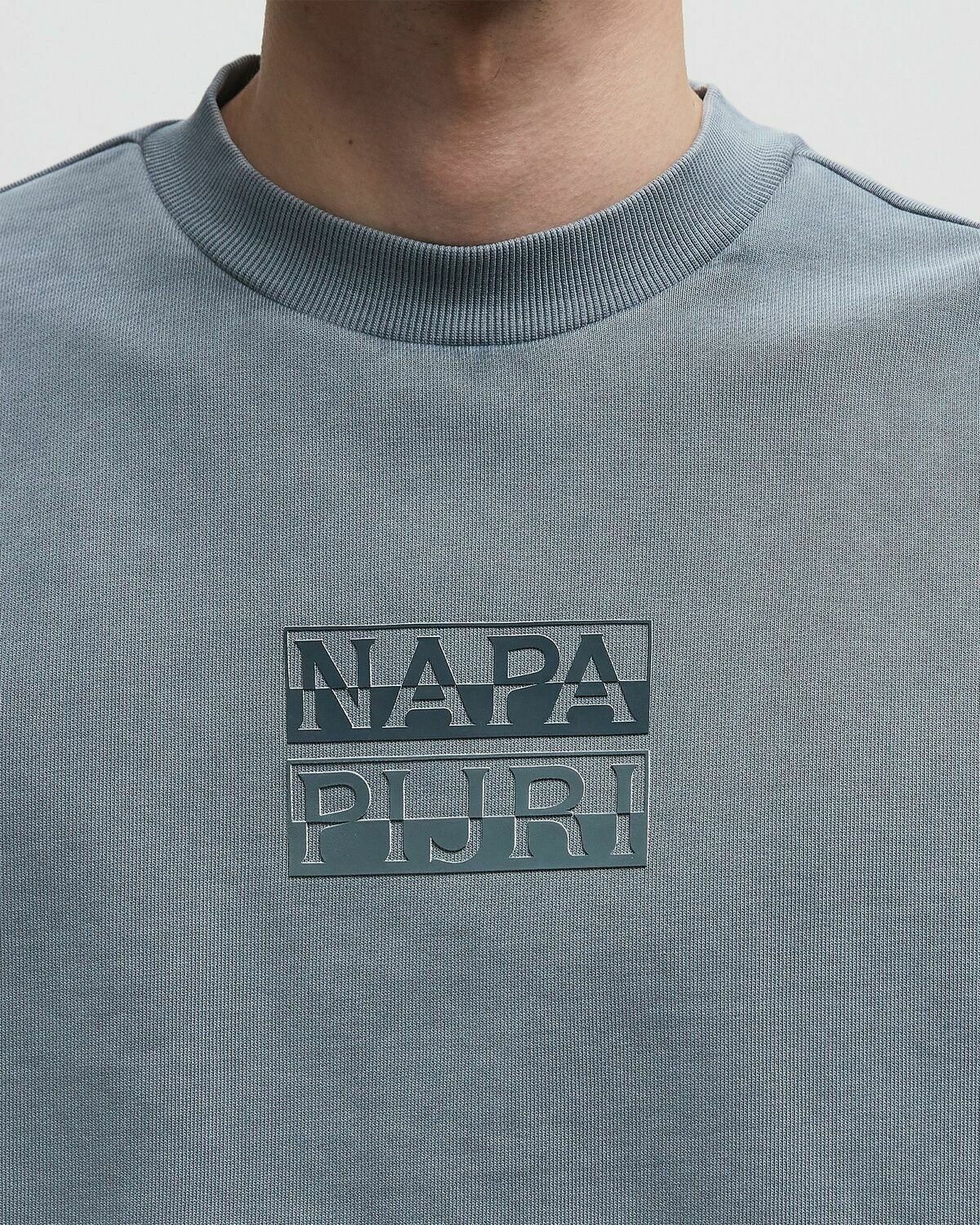 Napapijri B-CORTONA C SUM SWEAT Grey Mens Sweatshirt