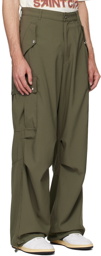 Rhude Green Four-Pocket Cargo Pants