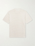 Mr P. - Striped Linen T-Shirt - Neutrals