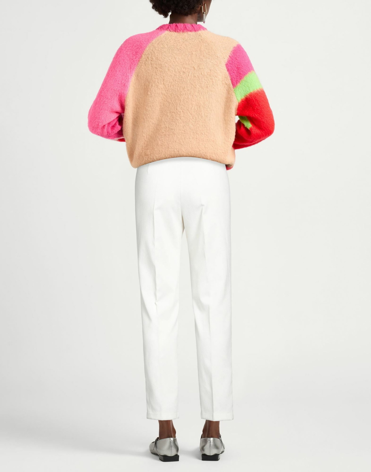 Manila Grace Womens Pants Cream