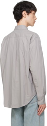 Recto Gray Gigo Oversized Shirt