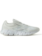 Reebok - Maison Margiela Project 0 ZS Memory Of appliquéd Rubber-Trimmed Felt Sneakers - White