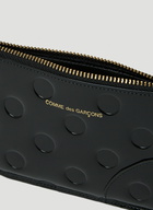 Dots Pouch Wallet in Black