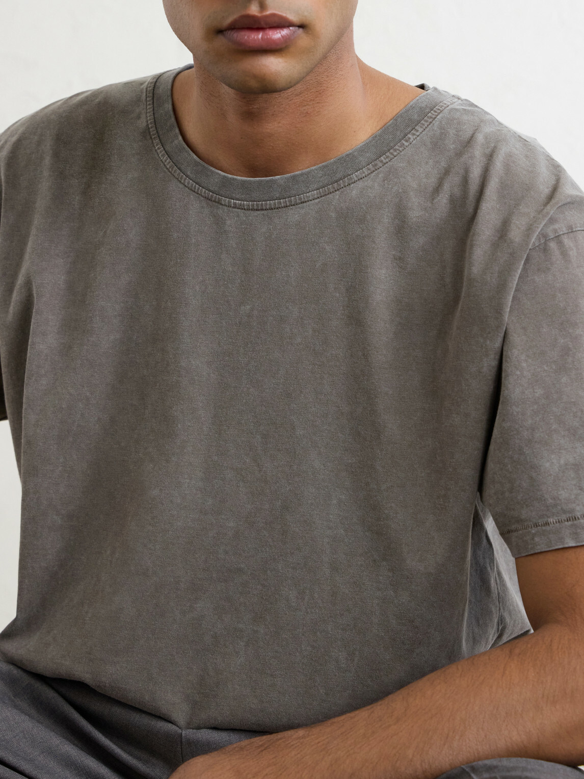 mfpen - Washed Cotton-Jersey T-Shirt - Gray