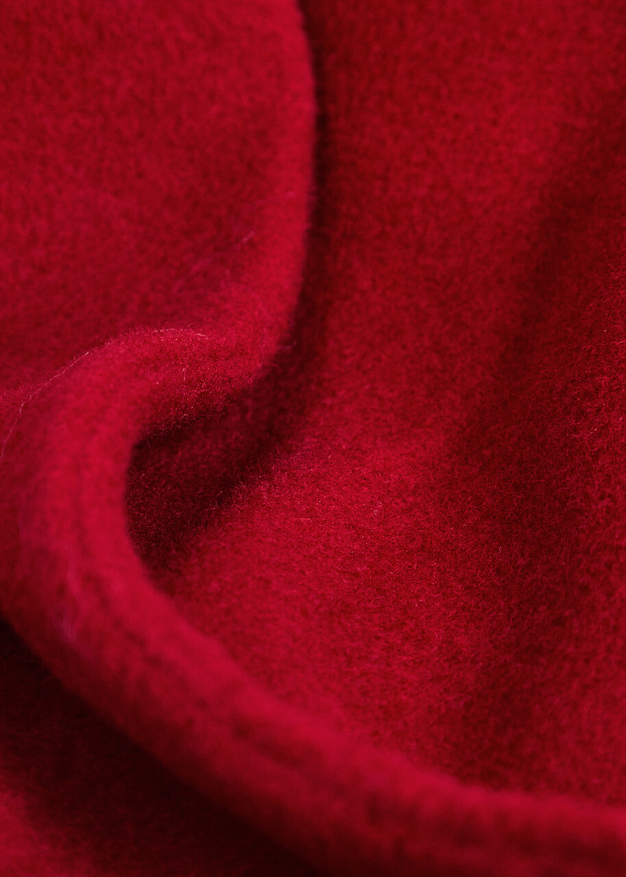 Tove Vonnie Darted Wool Coat Dark Red