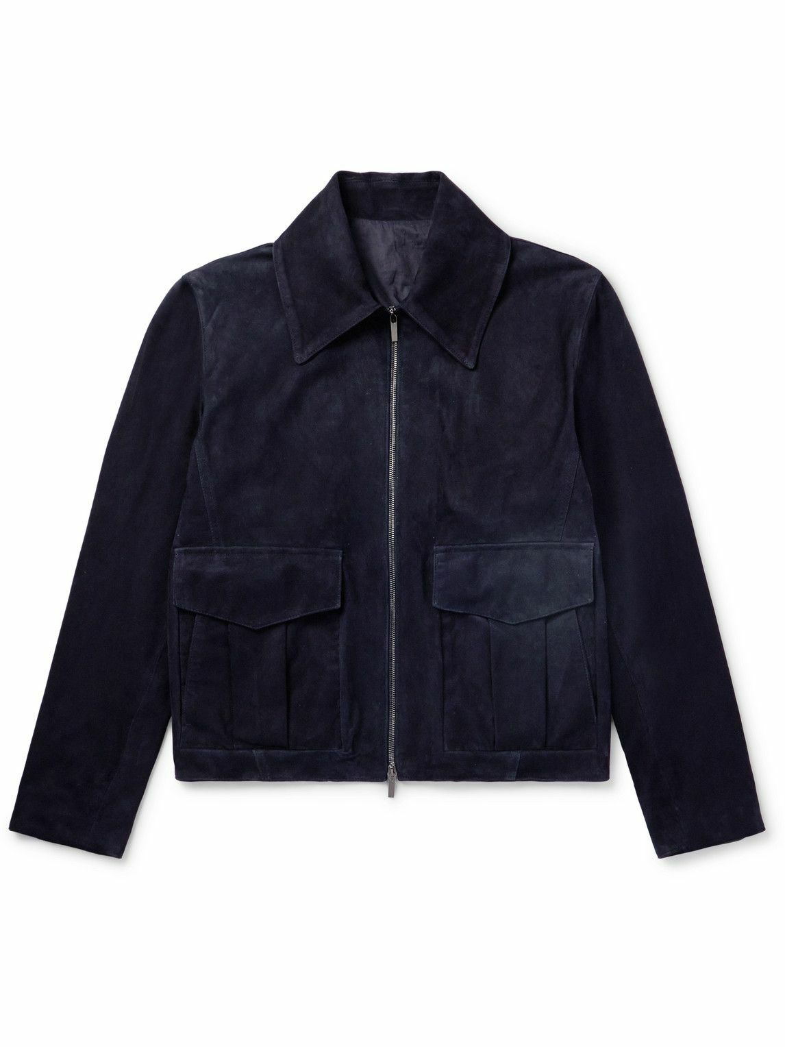 Stòffa - Suede Jacket - Blue