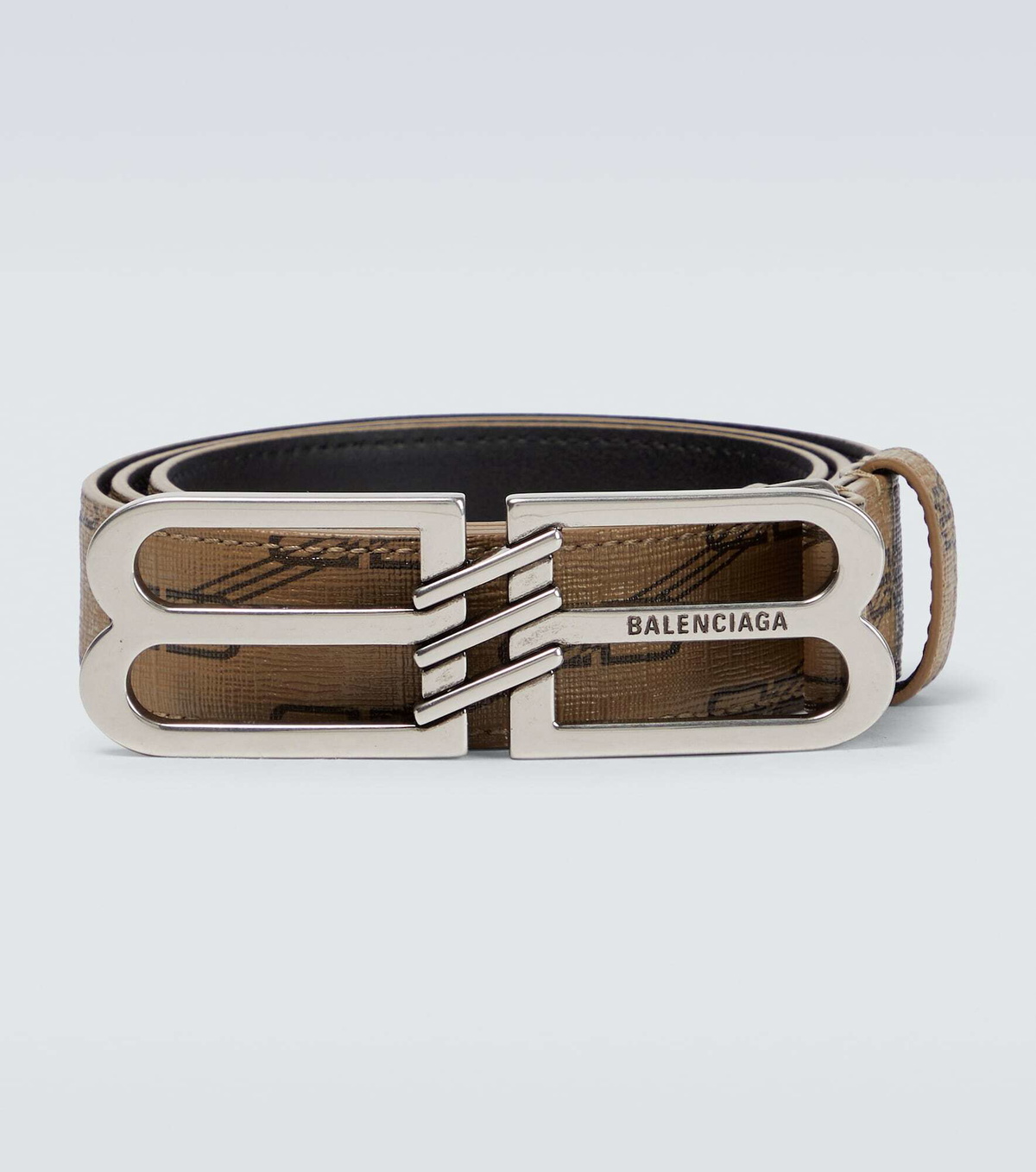 Balenciaga - BB Signature coated canvas belt Balenciaga