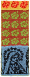 Ashley Williams Multicolor Patchwork Knit Scarf