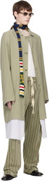 Edward Cuming Beige Exploded Lining Coat