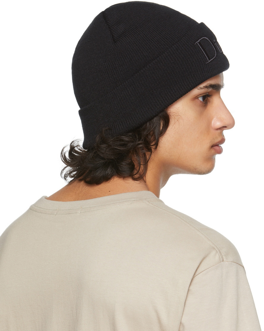 Dime Black Classic 3D Logo Beanie Dime