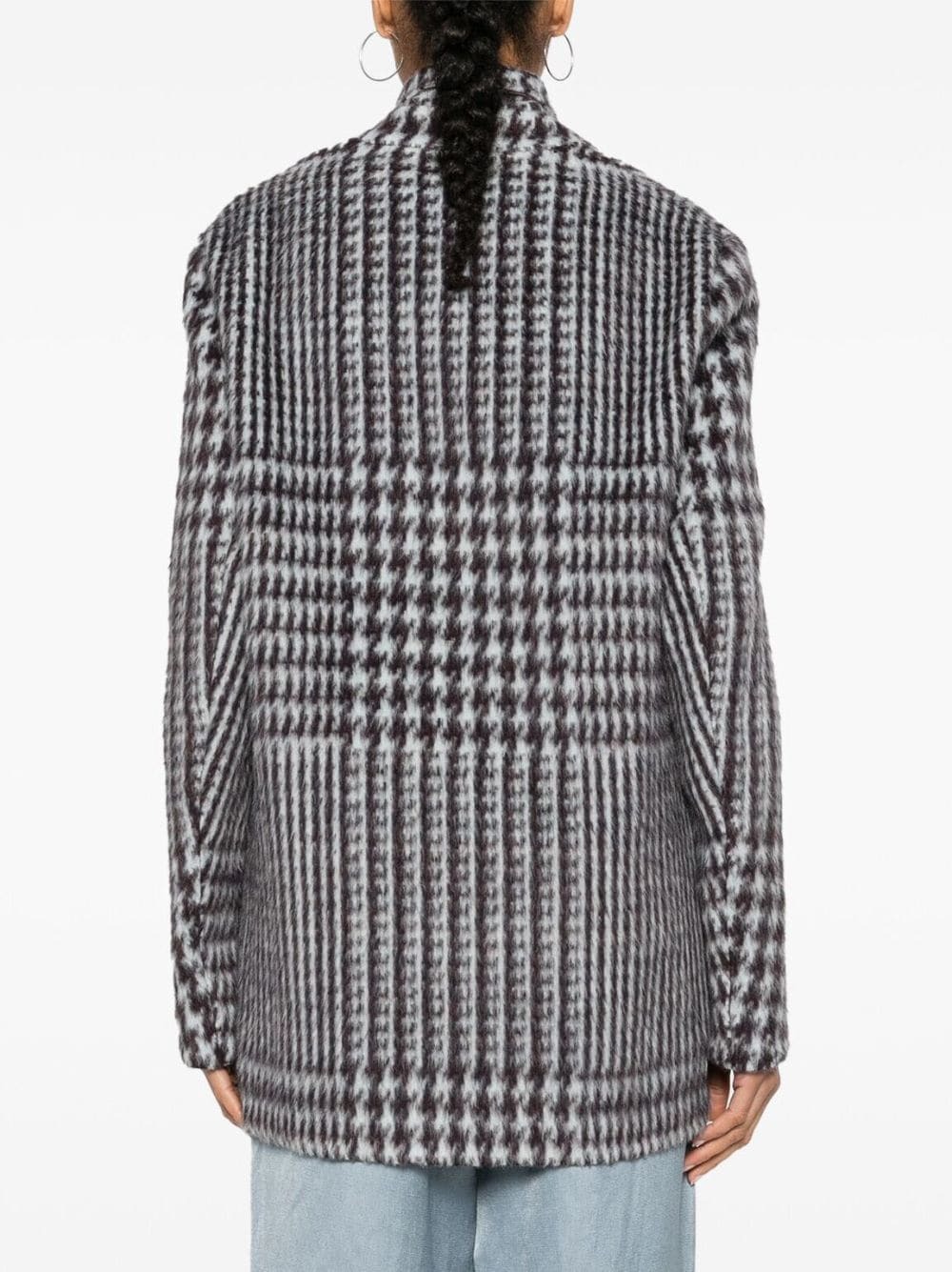 FORTE FORTE - Wool Checked Coat Forte Forte