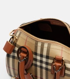Burberry Burberry Check leather-trimmed bowling bag