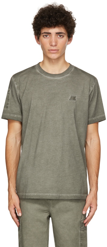 Photo: Helmut Lang Khaki Military T-Shirt