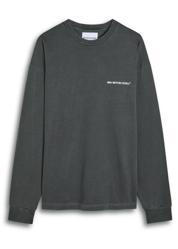 Photo: Mki Miyuki Zoku Uniform Logo-print Cotton T-shirt Black